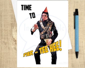 Jackson Funny Birthday Card, Congratulations Card, Birthday Card, Pop Culture Card, Retirement Card, New Job Card