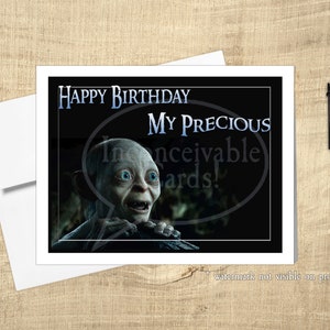 Grappig "Happy Birthday My Precious" - verjaardagskaart*Tijd beperkt: GRATIS ansichtkaart bij in aanmerking komende aankoop