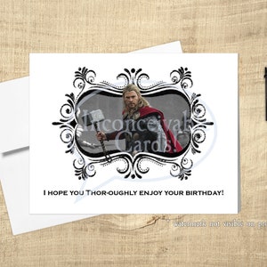 Nordic God - Funny Birthday Card