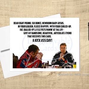 Talladega "Thinking of You - Have a Kick A- Day!" Verjaardagskaart, elke gelegenheid *Beperkte tijd: GRATIS ansichtkaart bij in aanmerking komende aankoop