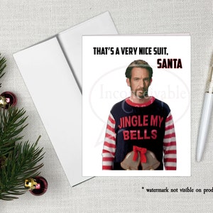 Hans Gruber - Kerstkaart mooi pak GRAPPIG! *Tijd beperkt: GRATIS ansichtkaart bij in aanmerking komende aankoop