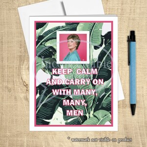 Grappige Blanche-kaart 'Keep Calm' voor alle gelegenheden! *Tijd beperkt: GRATIS ansichtkaart bij in aanmerking komende aankoop