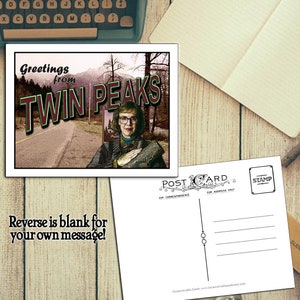Twin Peaks-briefkaart *Beperkte tijd: GRATIS ansichtkaart bij in aanmerking komende aankoop