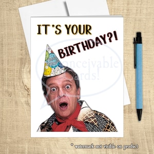 Biglietto d'auguri divertente, Three's Co, Mr. Furley, divertente biglietto d'auguri TV classico