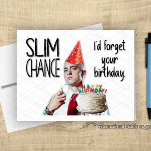 Rapper Funny Birthday Card, Rapper Birthday Card, Rap Birthday Card, Pop Culture Card