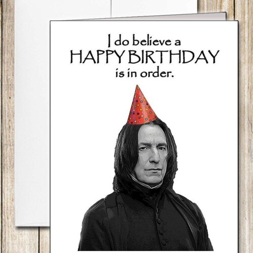 Wizard Birthday Card - Etsy