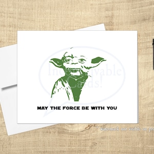 May the Force Be With You - Graduation, Retirement, Congratulations
