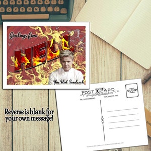 Chef de l'enfer Carte postale