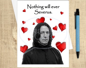 Funny Sever Us Wizard Love Card, Romantic Nerd Card, Love Card, Anniversary Card for Her, Romantic Card