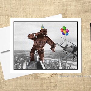 Funny King Kong Birthday Card!