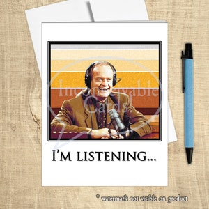 Frasier Crane - All Occasion Greeting Card- Funny - Humorous