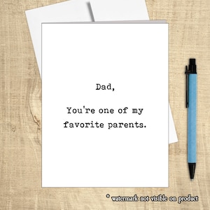 Tarjeta Divertida para Papá, Broma de Papá, Tarjeta Divertida para Papá, Día del Padre, Feliz Día del Padre Papá