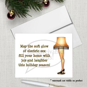 Christmas Story - Leg Lamp Christmas card