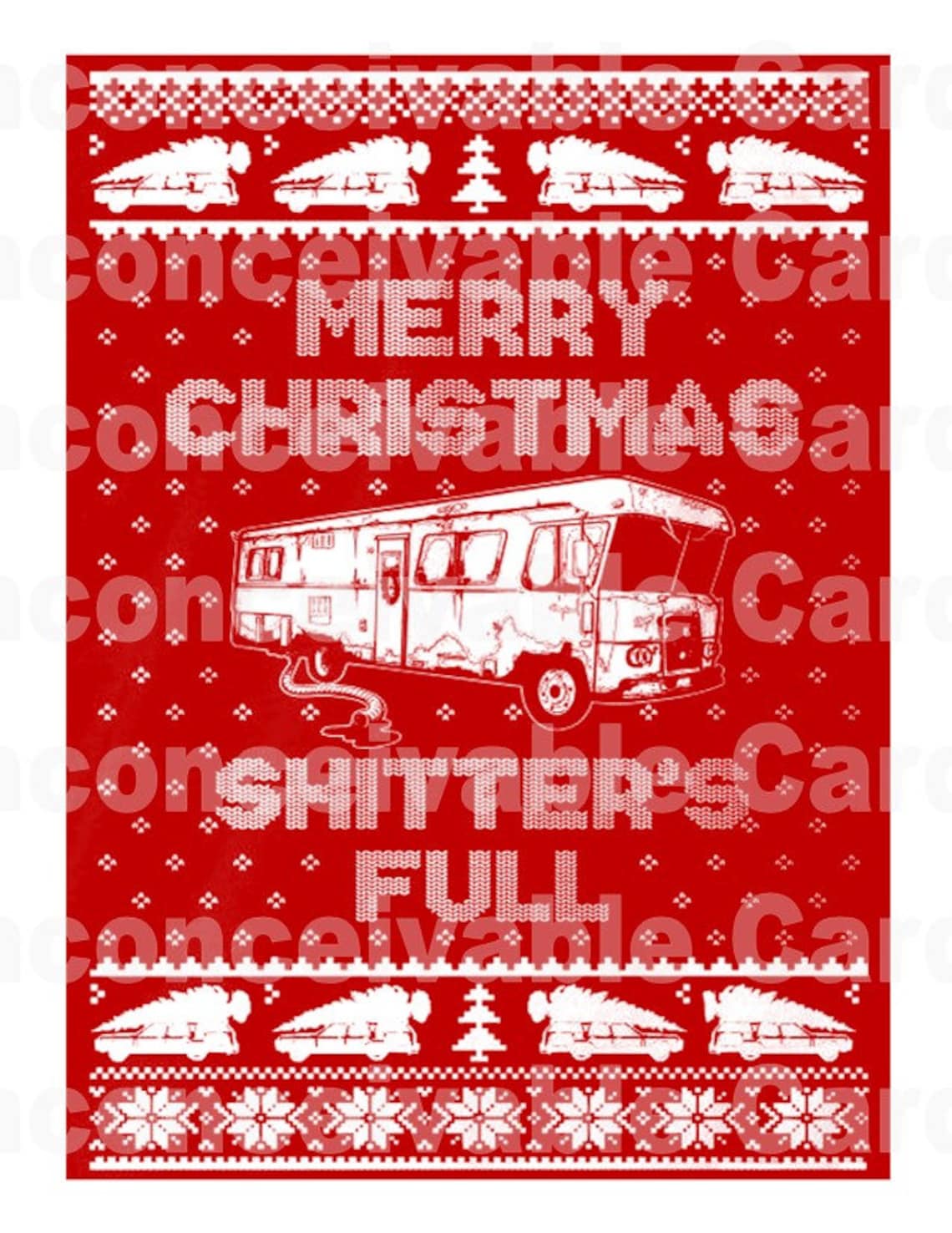 Christmas Vacation 10 Pack Christmas Cards FREE SHIPPING Etsy