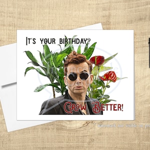 Angel and Devil Grow Better Birthday Card - Funny - Humorous