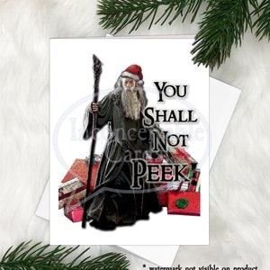 Shall Not Peek - Kerstkaart*Tijd beperkt: GRATIS ansichtkaart bij in aanmerking komende aankoop