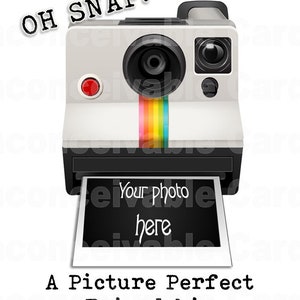 Polaroid Freundschaftskarte - PERSONALISIERT MIT DEINEM EIGENEN FOTO! Jeder Anlass!