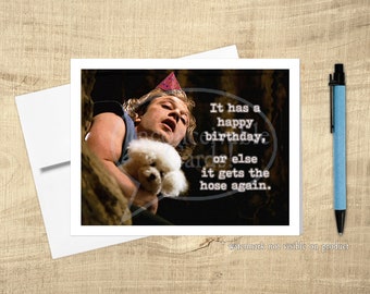 Buffalo Bill Funny Birthday Card It Puts the Lotion On, Horror Movie Birthday Card, Cult Classic Birthday card