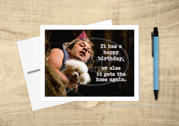 Buffalo Bill Funny Birthday Card It Puts the Lotion On, Horror Movie Birthday Card, Cult Classic Birthday card