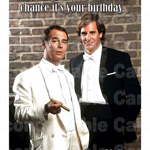 Happy Birthday Sci-Fi Quantum Leap, syfy birthday card, sci-fi card, card for him, Scott Bakula image 2