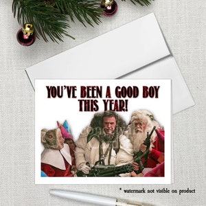 Scrooged Lee Majors - "You've Been A Good Boy This Year!" Lustige Weihnachtskarte