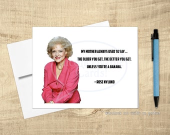 Funny  "Unless You're a Banana" Birthday Card *Limited Time: FREE postcard with qualifying purchase