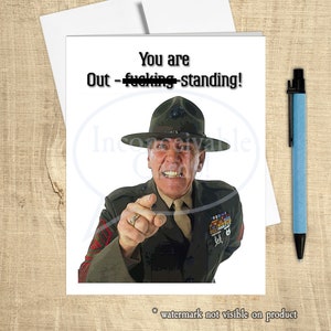 Marines Birthday - Out Standing Full Metal Jacket (mit Schimpfwort)