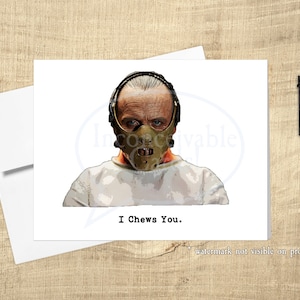 Hannibal Lecter Love/Valentines Day/Best Friends/Thinking of You Card