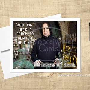 Wizard "You Bewitch the Mind"-verjaardagskaart, grappige verjaardagskaart*Tijd beperkt: GRATIS ansichtkaart bij in aanmerking komende aankoop