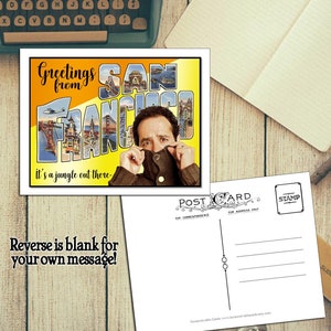 Monk Postcard