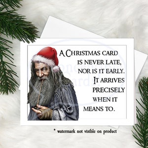 Wizard Not on Time-kerstkaart*Tijd beperkt: GRATIS ansichtkaart bij in aanmerking komende aankoop