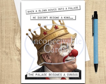 Trump Clown Card for Any Occasion