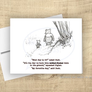 Winnie the Pooh divertido - Pensando en ti - Cualquier ocasión