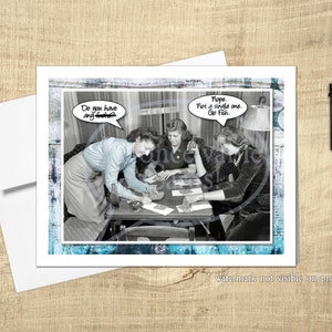 Lustiges Retro ""No F*cks Go Fish!" Karte, Thinking of You Karte, Beileidskarte, lustige Geburtstagskarte, Vintage Karte für jeden Anlass