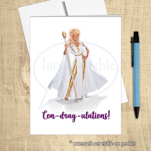 RuPaul - grappige Gefeliciteerd kaart! ordinaire humorkaart, Drag Queen Card, grappige afstudeerkaart, nieuwe baankaart, lgbtq-kaart, lgbtq