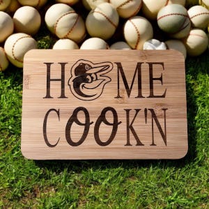 Orioles inspired custom Home Cook’n cutting board.  , kitchenware, cutting board, serving tray