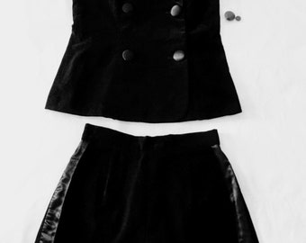 Velvet Dress Set Etsy