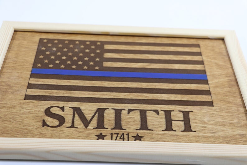 Police officer Wood Sign Law enforcement Gift for men Etsy