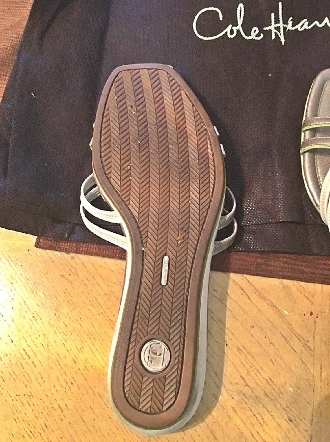 cole haan t strap sandal