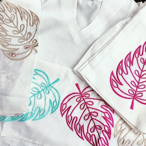Damesset van puur linnen Premium designer luxe witte koordenset met broek Koordenset voor dames 2-delige kleding voor boven/beneden Damesset Dagelijks comfortabel