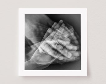 Fine art print 'Moving Hands II', 20 x 20 cm