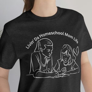 Homeschool Mom Shirt|Homeschool Mom Gift|Homeschool Mom Tshirt|Christian Homeschool Mom Tee Bella Canvas|Christian Homeschool Mom Shirt