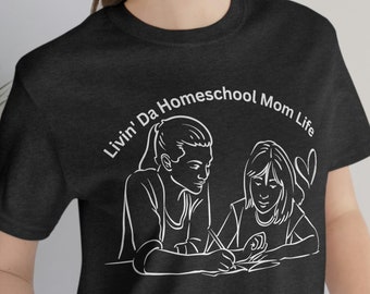 Homeschool Mom Shirt|Homeschool Mom Gift|Homeschool Mom Tshirt|Christian Homeschool Mom Tee Bella Canvas|Christian Homeschool Mom Shirt