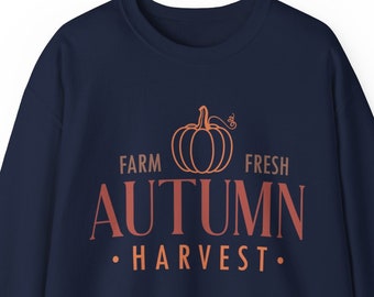 Farm Fresh Autumn Harvest Sweatshirt, Farm Fresh Sweater, Pumpkin Patch Sweater, Fall Shirt, Farm Fresh Pumpkin Tee