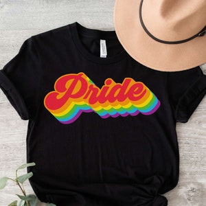 Retro Pride Shirt,  Gay Pride Shirt, Lesbian Right&#39;s Shirt, Trans Pride Shirt, LGBTQ Shirt, Pride Month Parade Shirt,