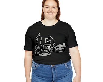Cat Sewing Shirt, I Love Cats And Sewing Shirt, Cat Shirt, Sewing Shirt, Funny Sew Tshirt, Sewing Lover Shirt