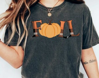 Chemise de citrouille d'automne - Chemise d'automne mignonne - T-shirt de Thanksgiving - Idées de cadeaux de chemises d'automne pour les enseignants - T-shirt d'épice de citrouille - Chemise d'automne de professeur