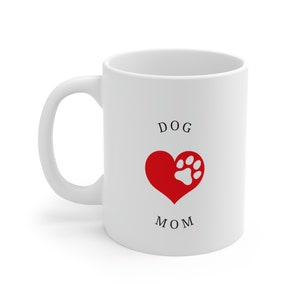 Dog Mom Mug, Funny Coffee Mug, Dog Ceramic Coffee Mug, Dog Mug Handmade, Dog Lover Gift Mug