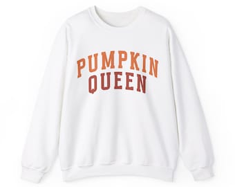 Pumpkin Queen Sweatshirt, Cute Fall Sweatshirt, Halloween Sweatshirt, Fall Sweater, Pumpkin Sweatshirt, Halloween Crewneck, Halloween Gift