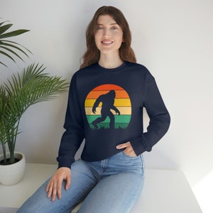 Bigfoot Sweatshirt, Sasquatch Sweatshirt, Unisex Crewneck Sweatshirt, Camping Sweatshirt